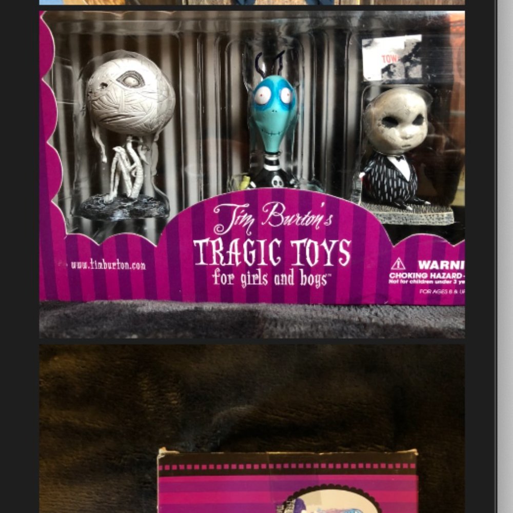 TIM BURTON’S TRAGIC TOYS FOR GIRLS AND BOYS